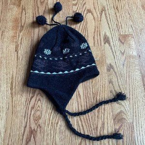 Black & Brown Winter Hat